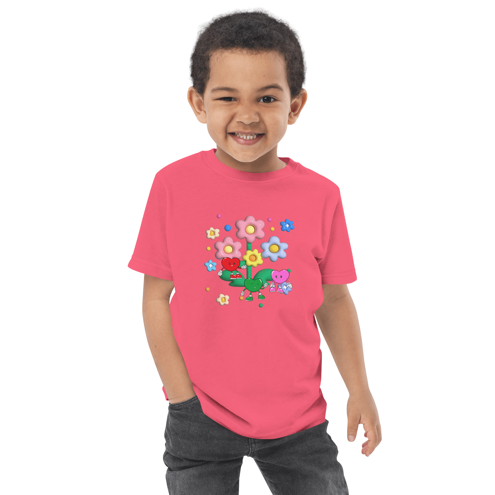 Heartfelt Blooms Toddler Jersey Tee product image (12)