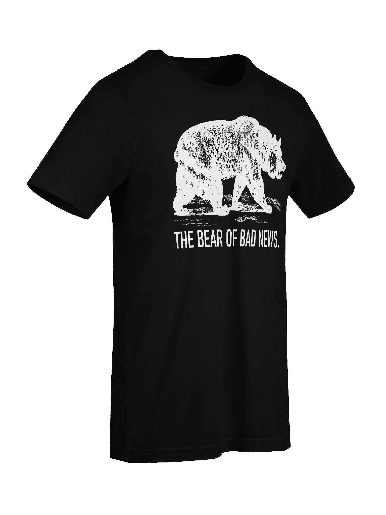 The Bear of Bad News (Black) | Unisex T-shirt product image (9)