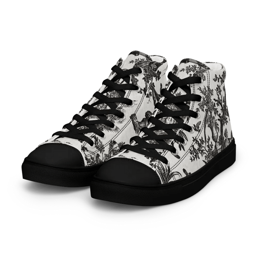 Pastoral Toile High Top Canvas Shoes product image (6)