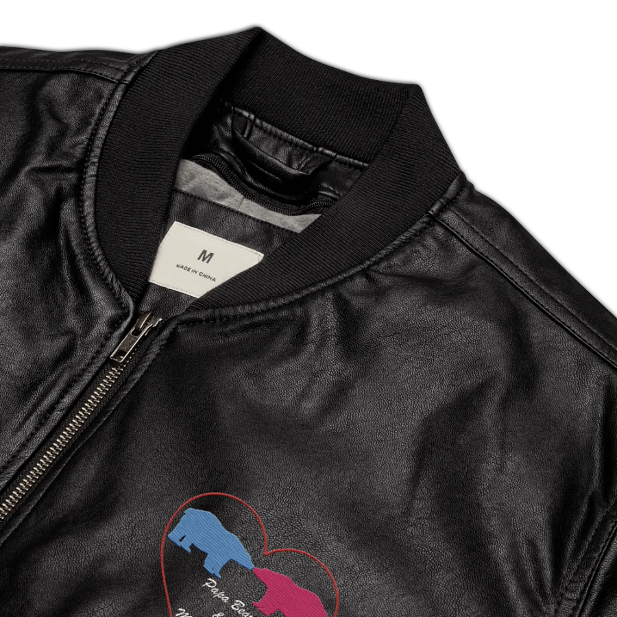 Papa & Mama Bear Unisex Bomber Jacket product image (8)