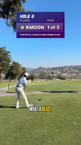 Hole 2 of the Amen Corner Challenge 

🚨🚨🚨 3 EPISODES OUT TODAY 📺 this is the first ep of this nail-biting series at @omnigolf...