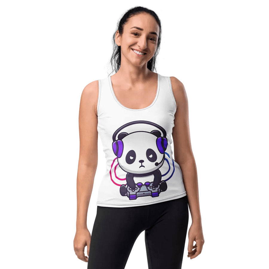 Womens Roro Panda Tank Top product image (10)