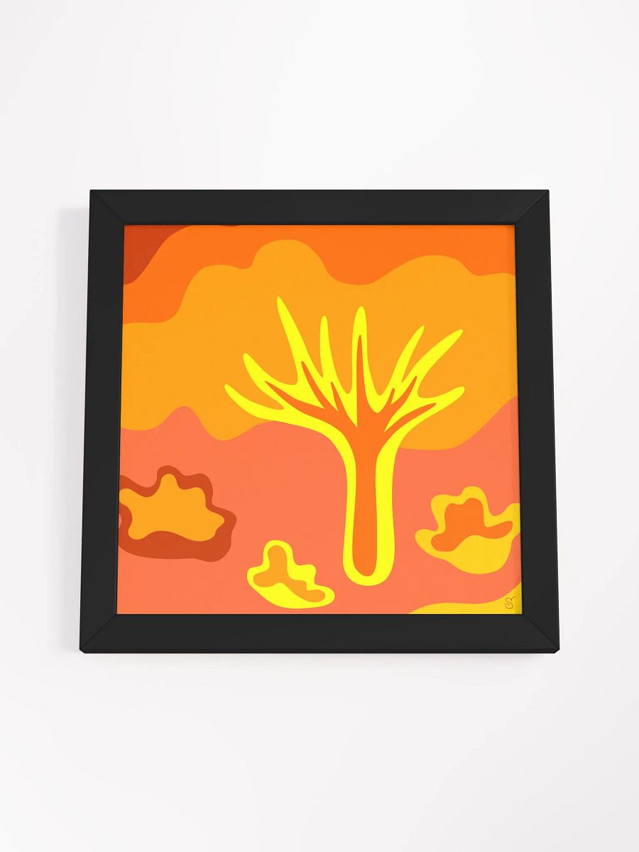 Radiant Tree Framed Poster - Abstract Landscape No. 3 product image (46)