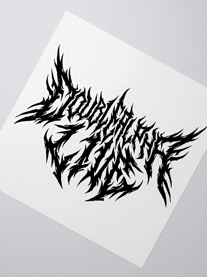 Metal Sticker - Black product image (2)
