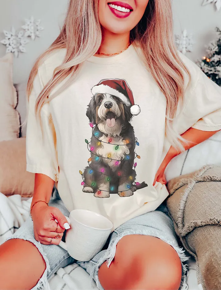 Funny Bernedoodle Christmas T-Shirt for Bernedoodle Paw-rents product image (16)