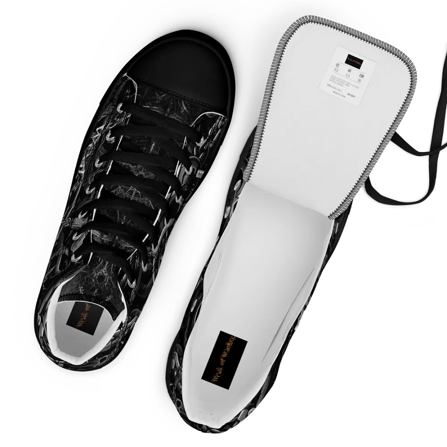 Weak Of Wanting Gothic / Metal Logo High Tops product image (2)