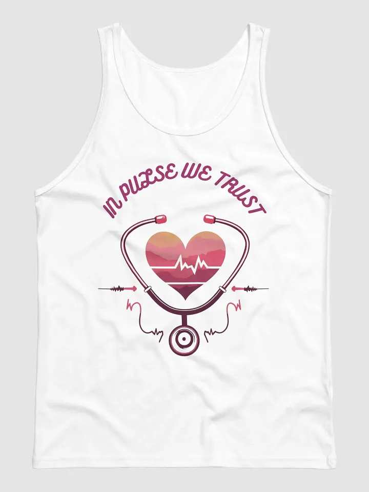Heartbeat in the stethoscope Tank Top product image (2)