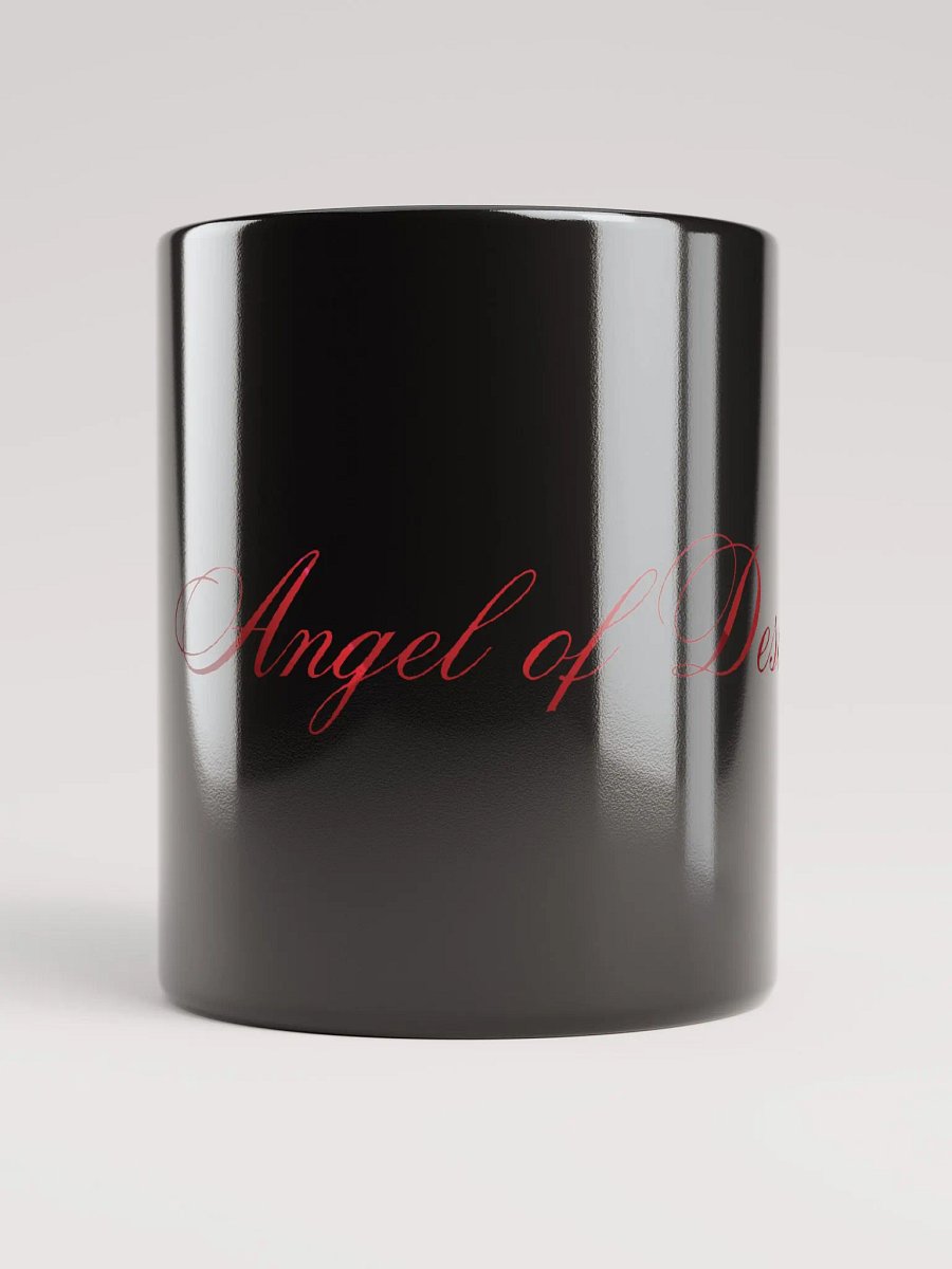 Red Logo Glossy Black Mug product image (5)