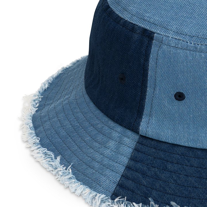 AUMC Logo and Mission Tag 2-Toned Denim Bucket Hat product image (2)