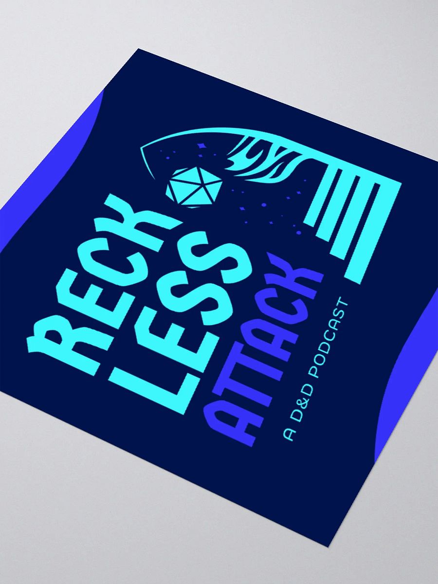 Reckless Attack Main Logo Sticker product image (8)