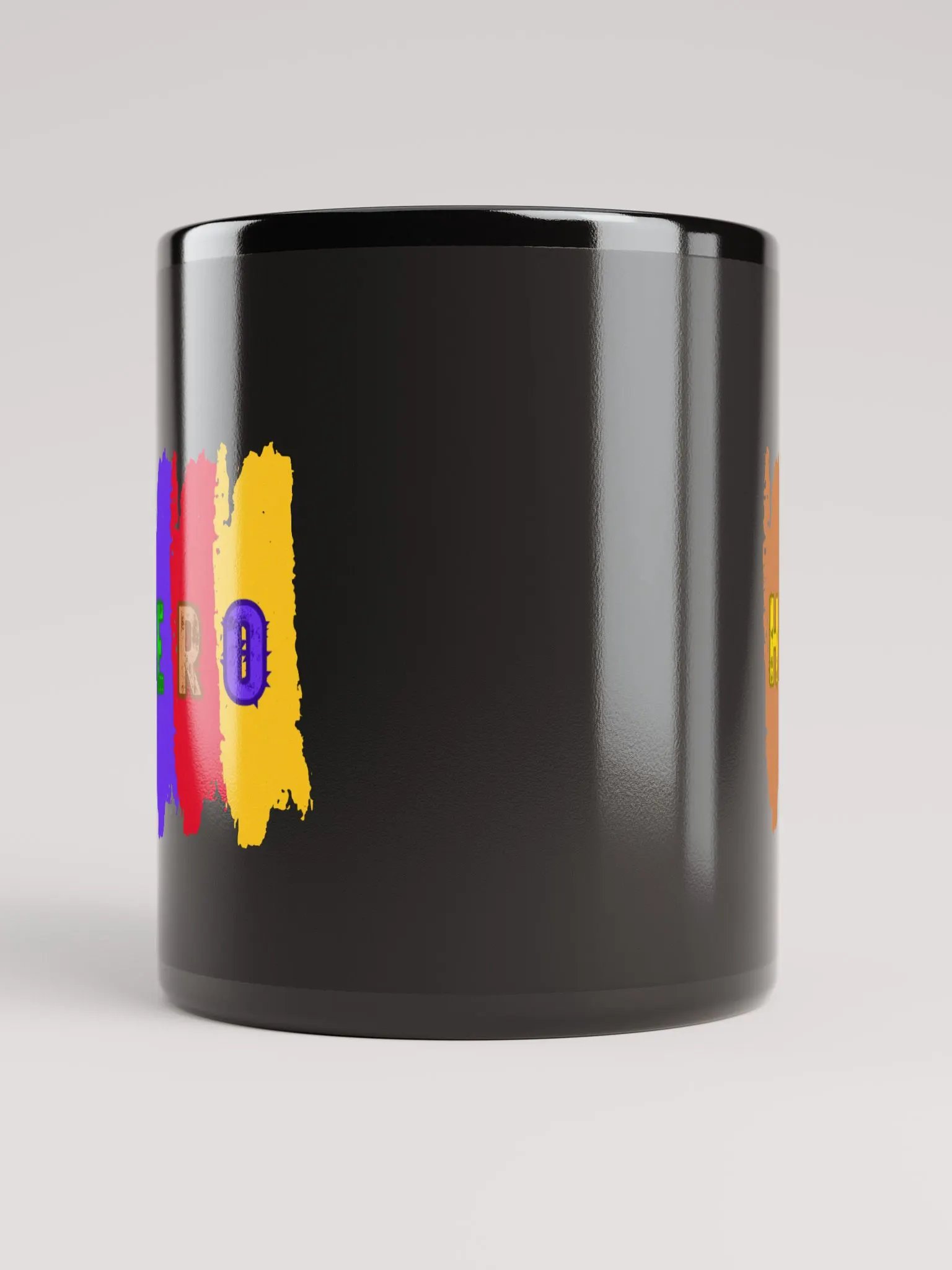 Double HERO Black Glossy Mug product image (10)