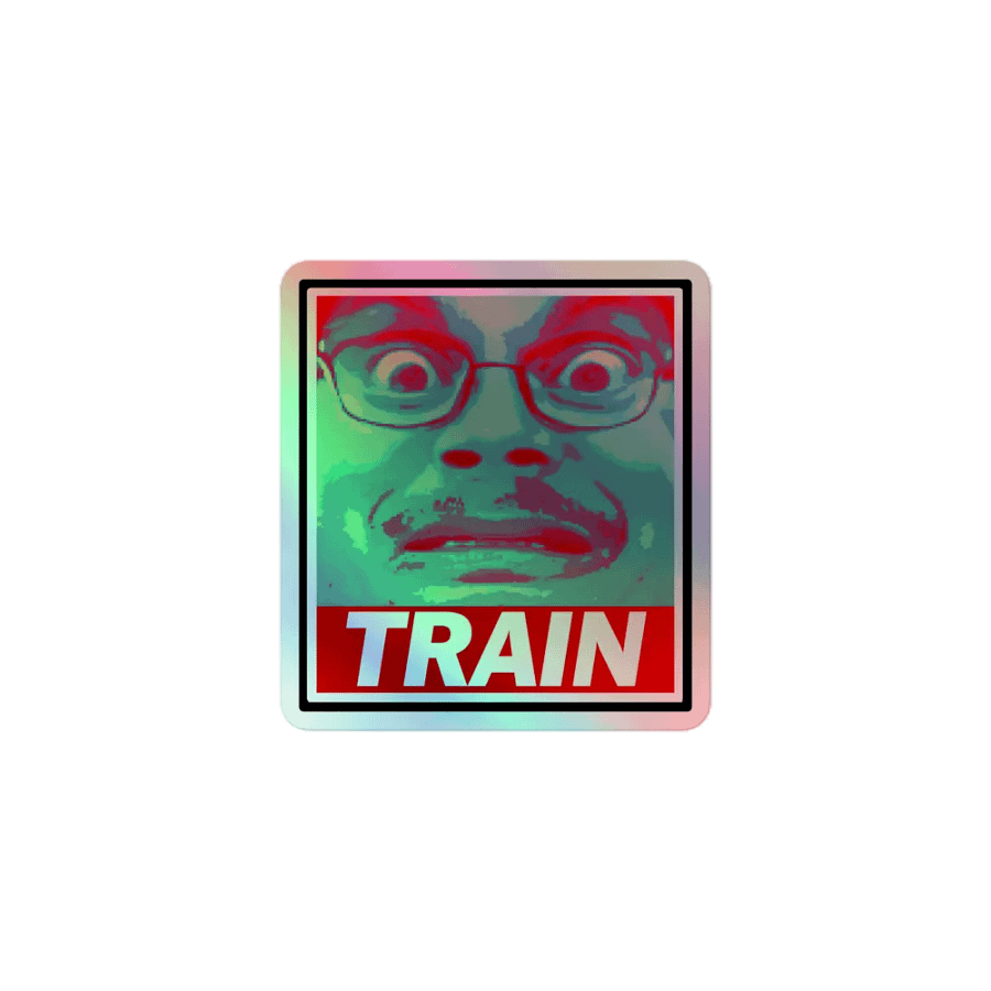 Terrance TRAIN Vinyl Holo Sticker product image (1)