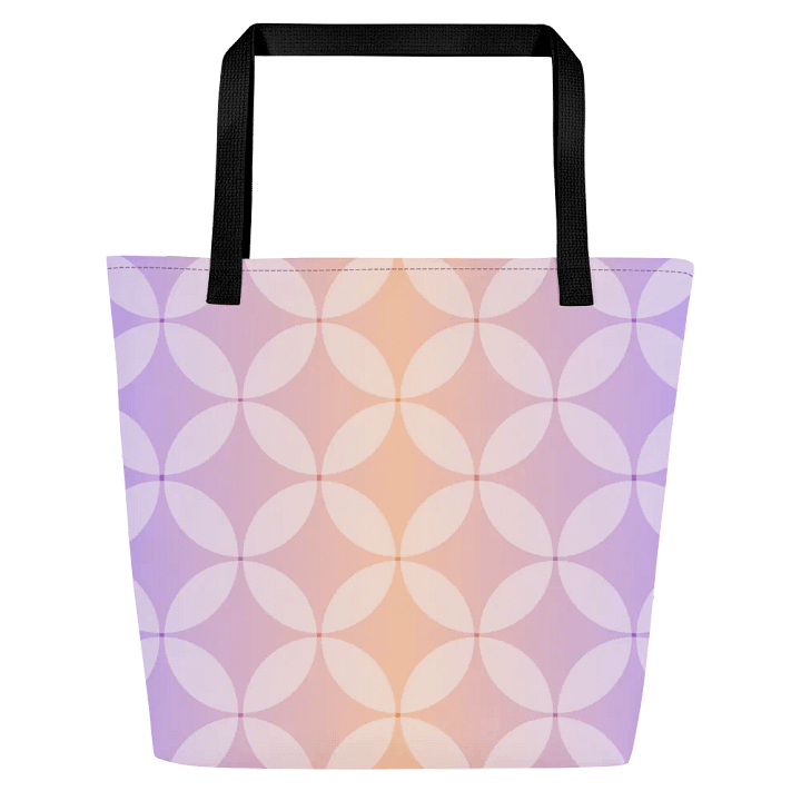 Harmony Circle Polyester Tote Bag product image (1)