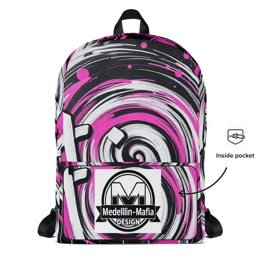 Medellin Graffiti Swirl Backpack product image (5)