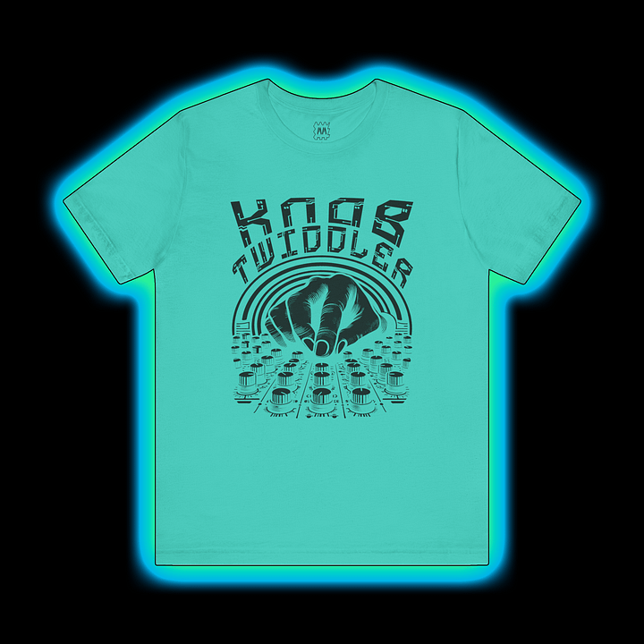 Knob Twiddler - Synthesizer/Sound Designer/Mix Engineer T-Shirt (BLACK PRINT) product image (1)