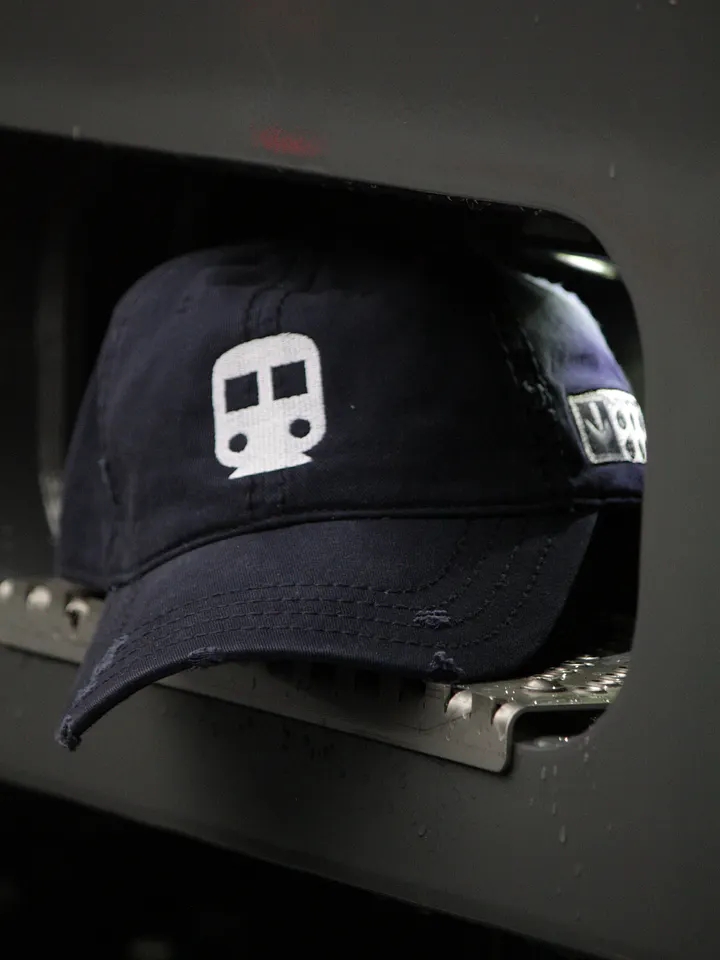 White Train Punk Cap product image (1)