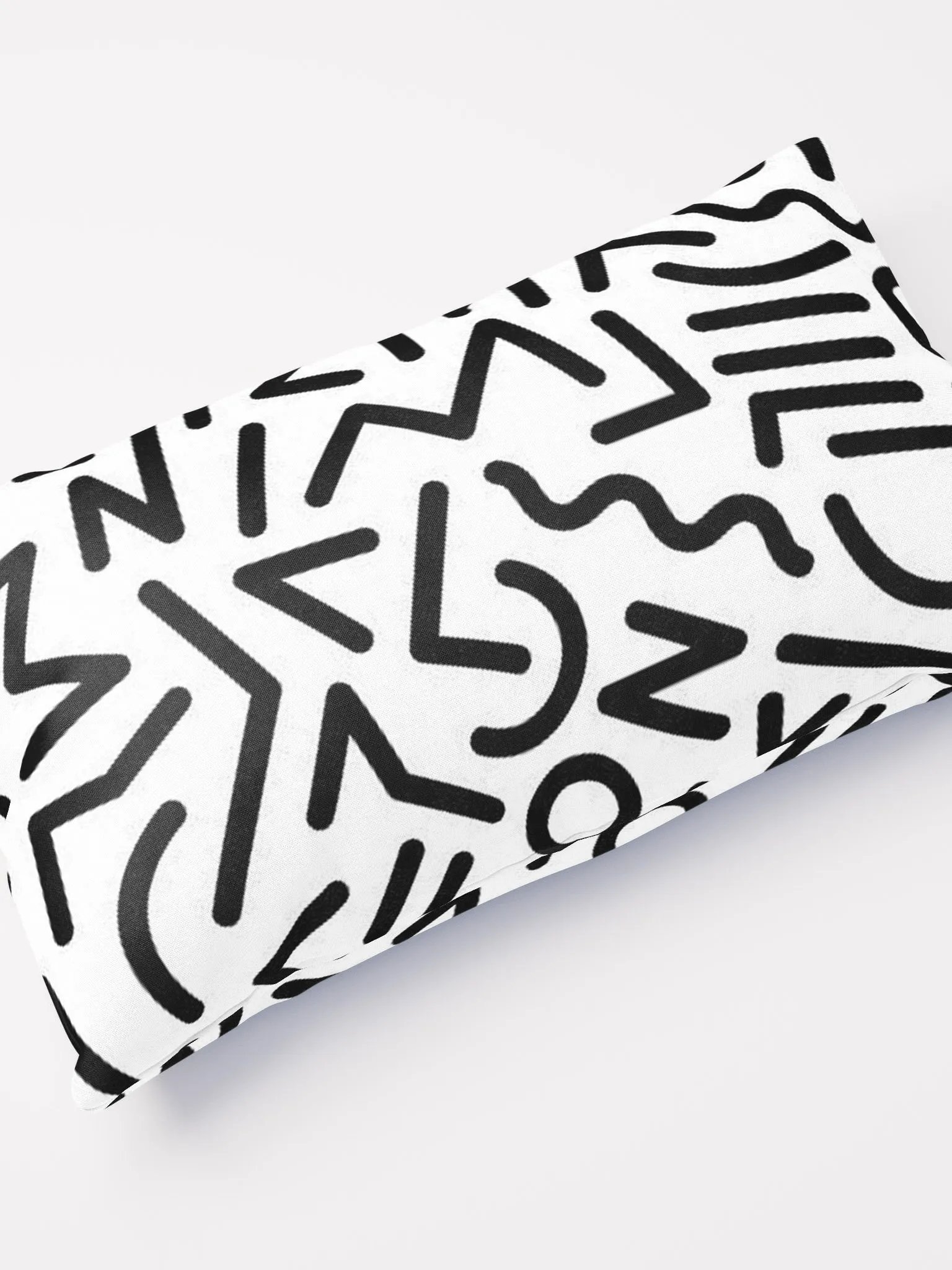 Funky Pattern B&W cushion product image (4)