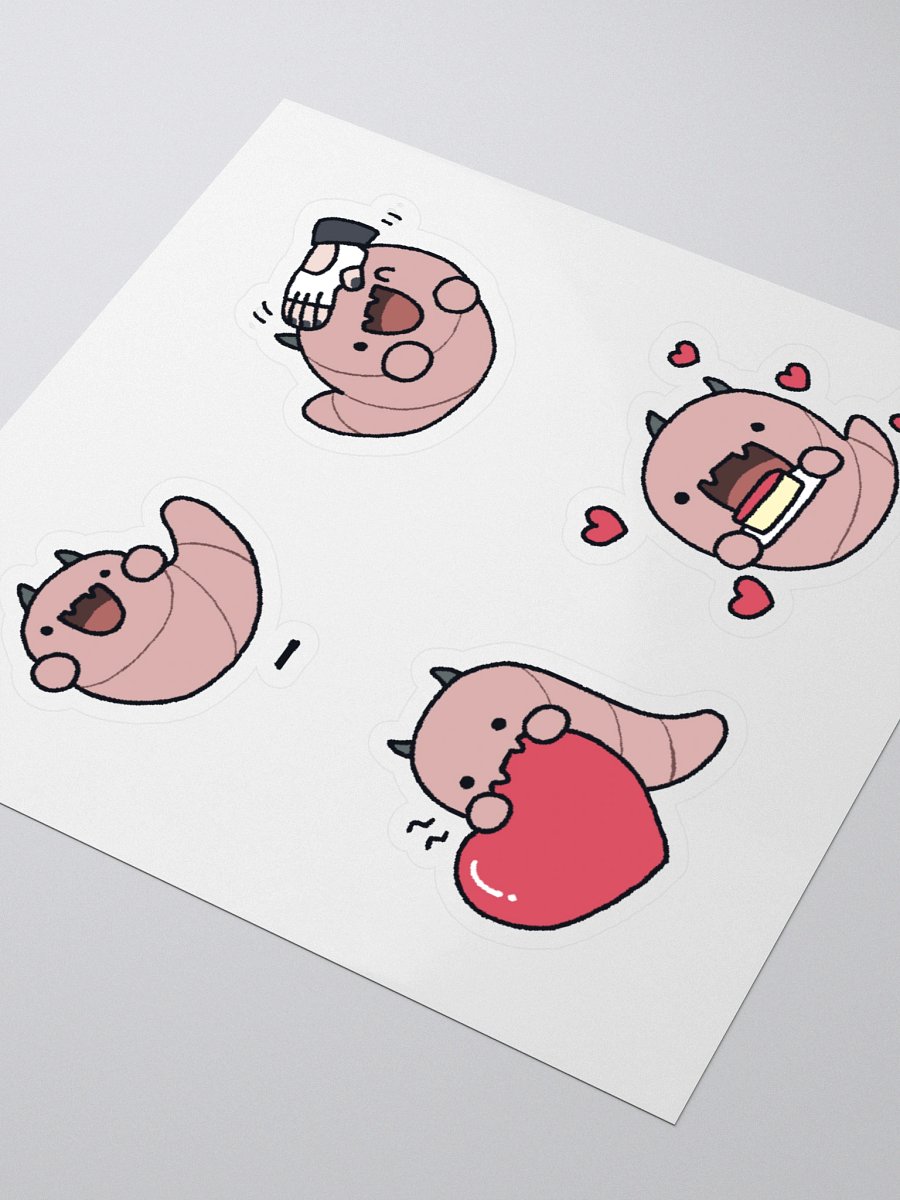 Big Worm Stickers product image (3)