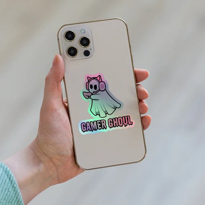 Gamer Ghoul Holo-Sticker product image (1)