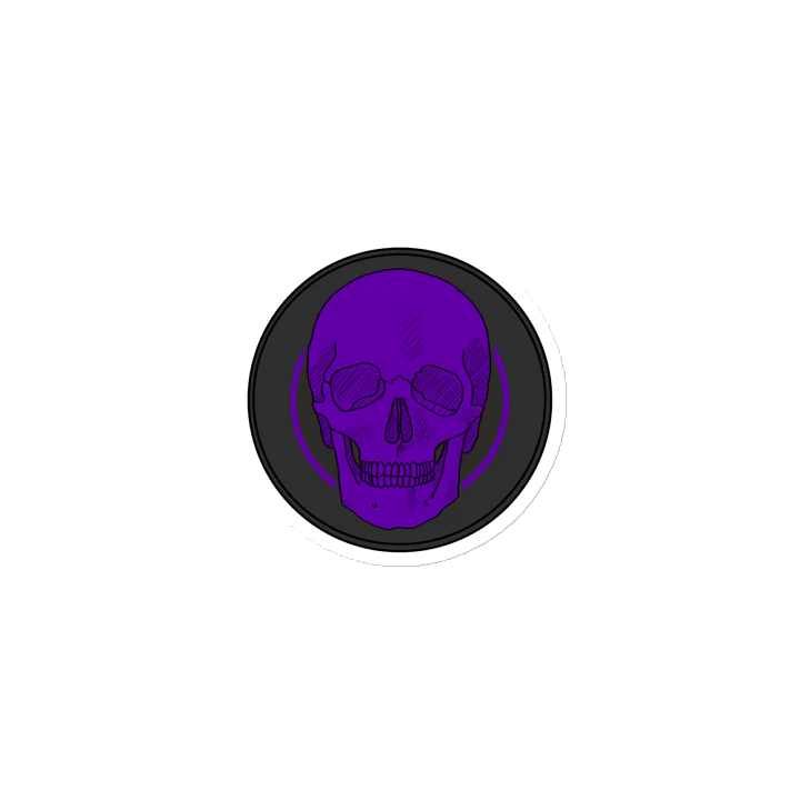 Purple skull magnet product image (1)