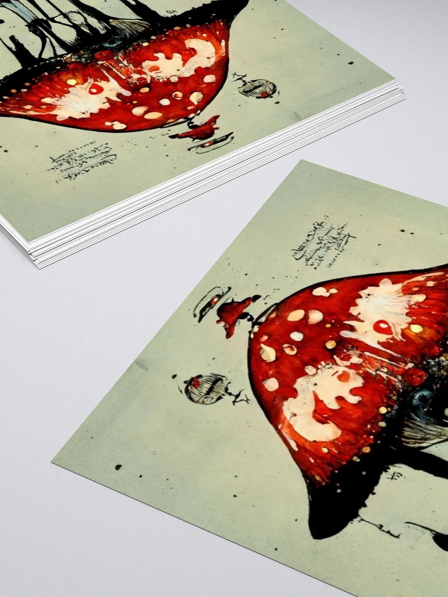 Whimsical Mushroom Kiss Cut Stickers product image (10)