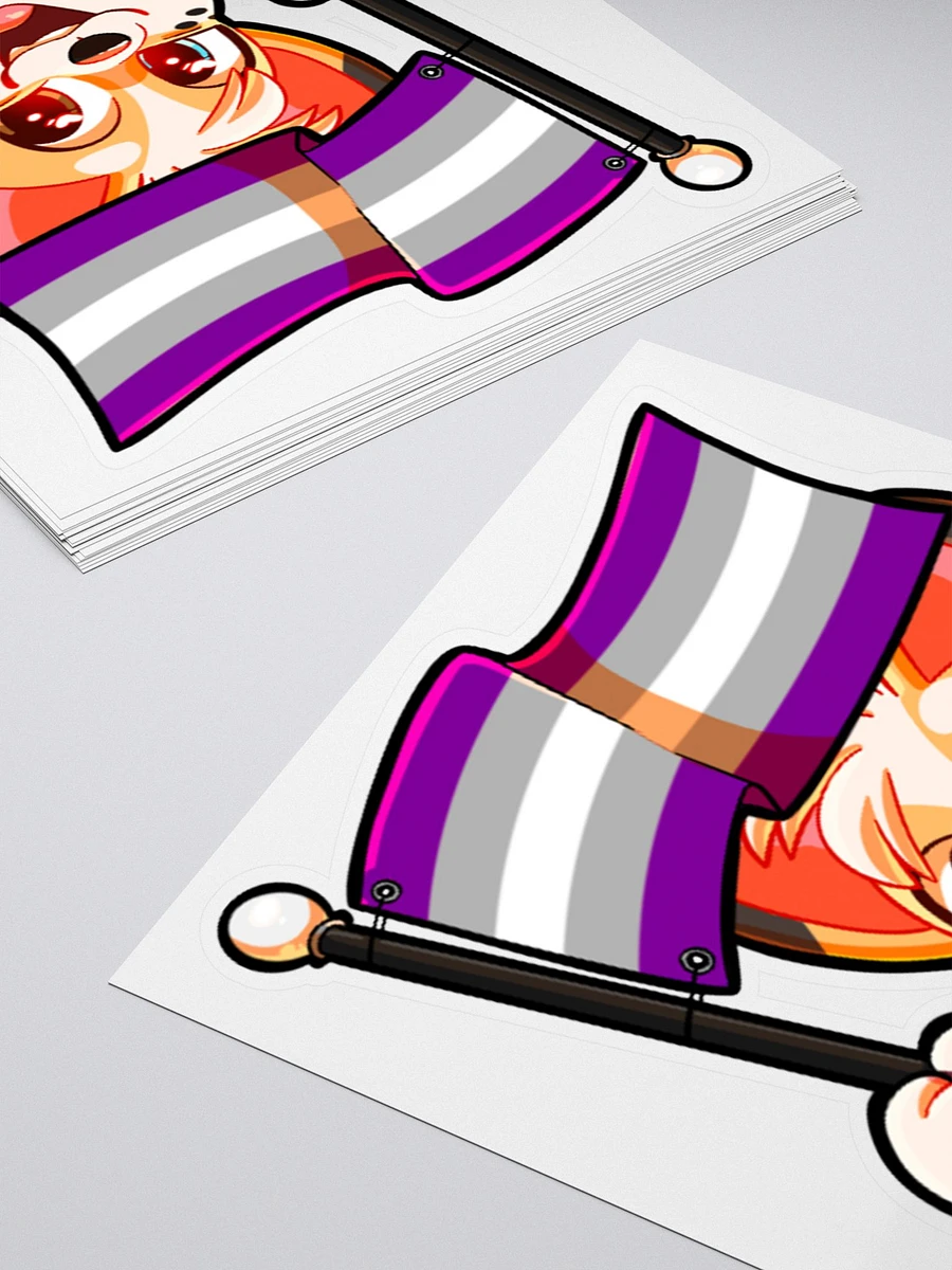 Gray Asexual Pride Sticker product image (4)