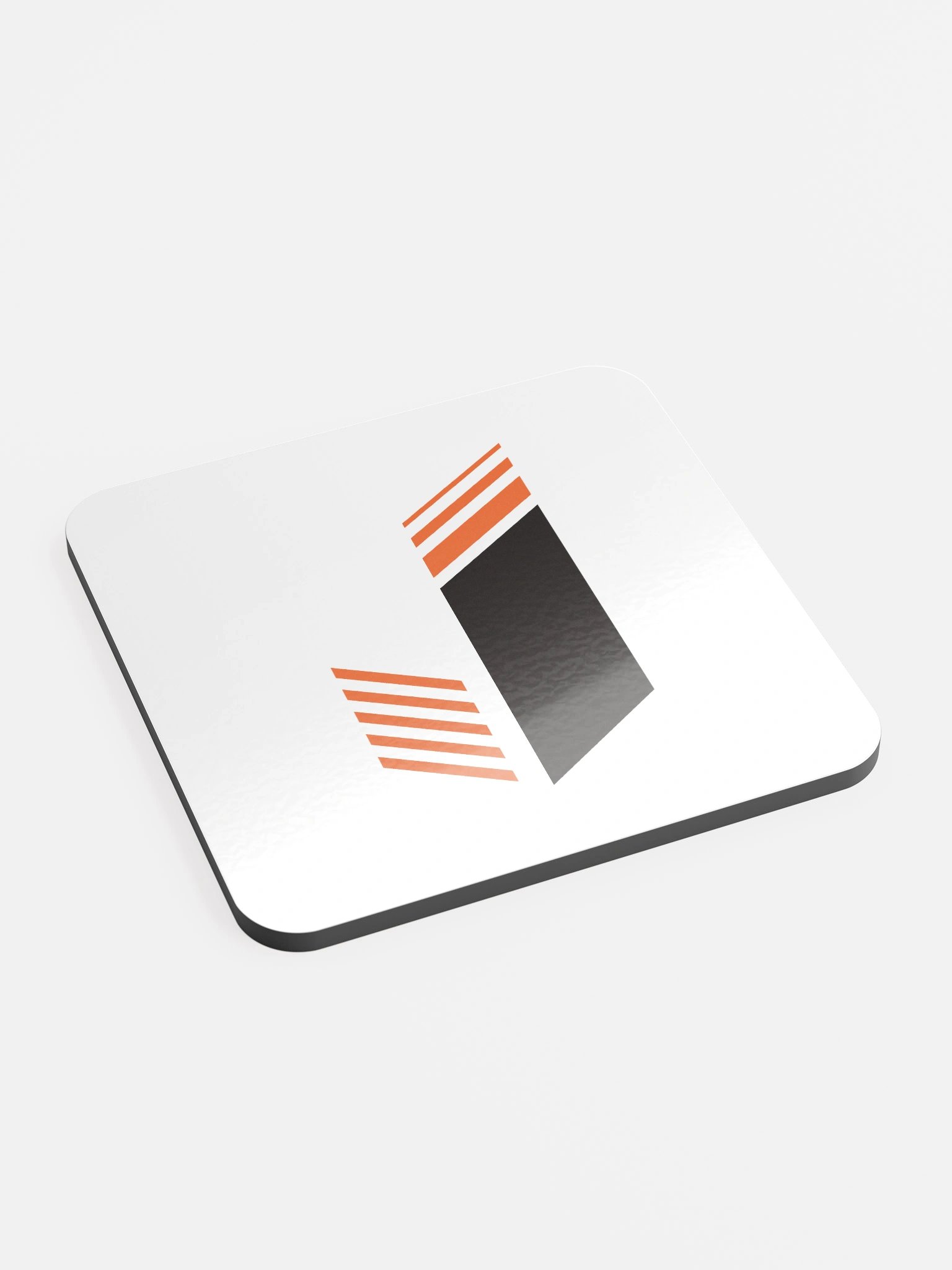 CLASSIC Logo Cork Coaster • White product image (2)