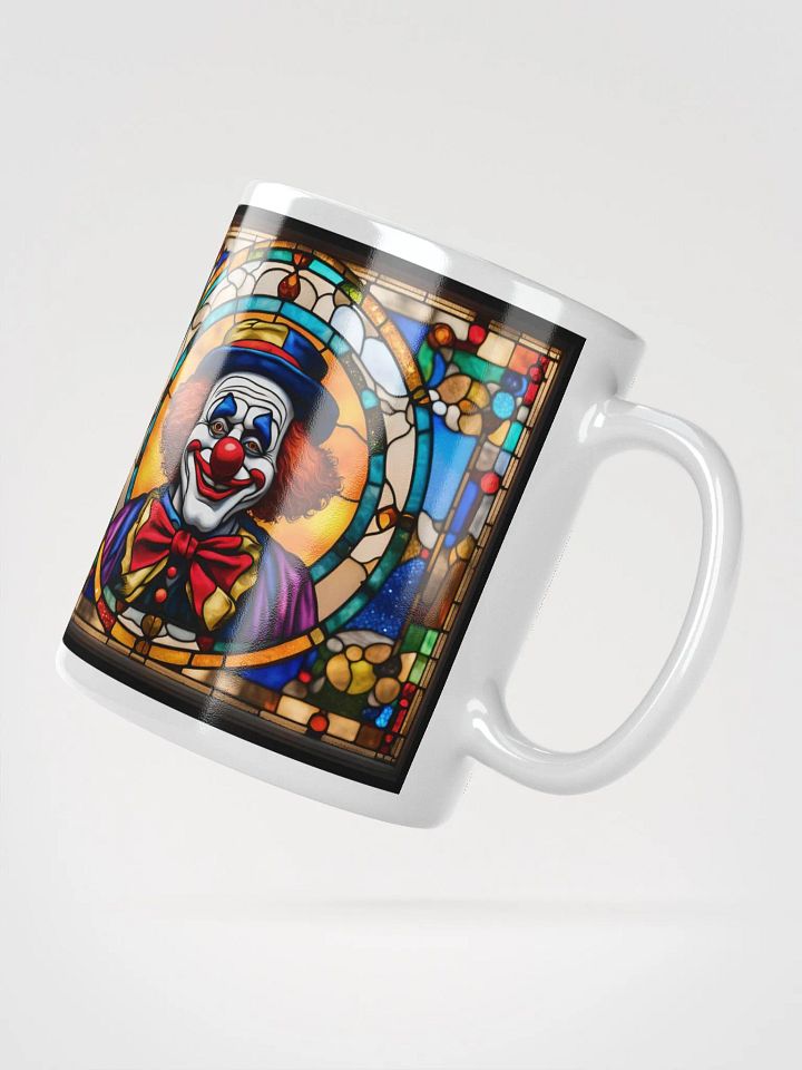 #001 Rusty Stitches Clown Stained Glass Mug product image (4)