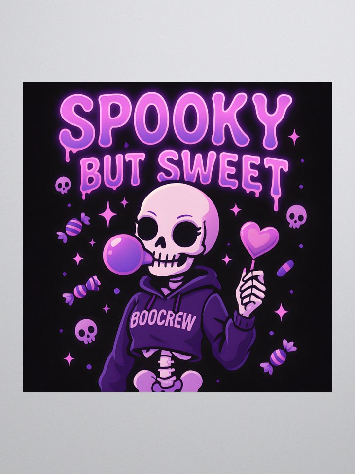 Spooky But Sweet Skeleton Sticker product image (1)