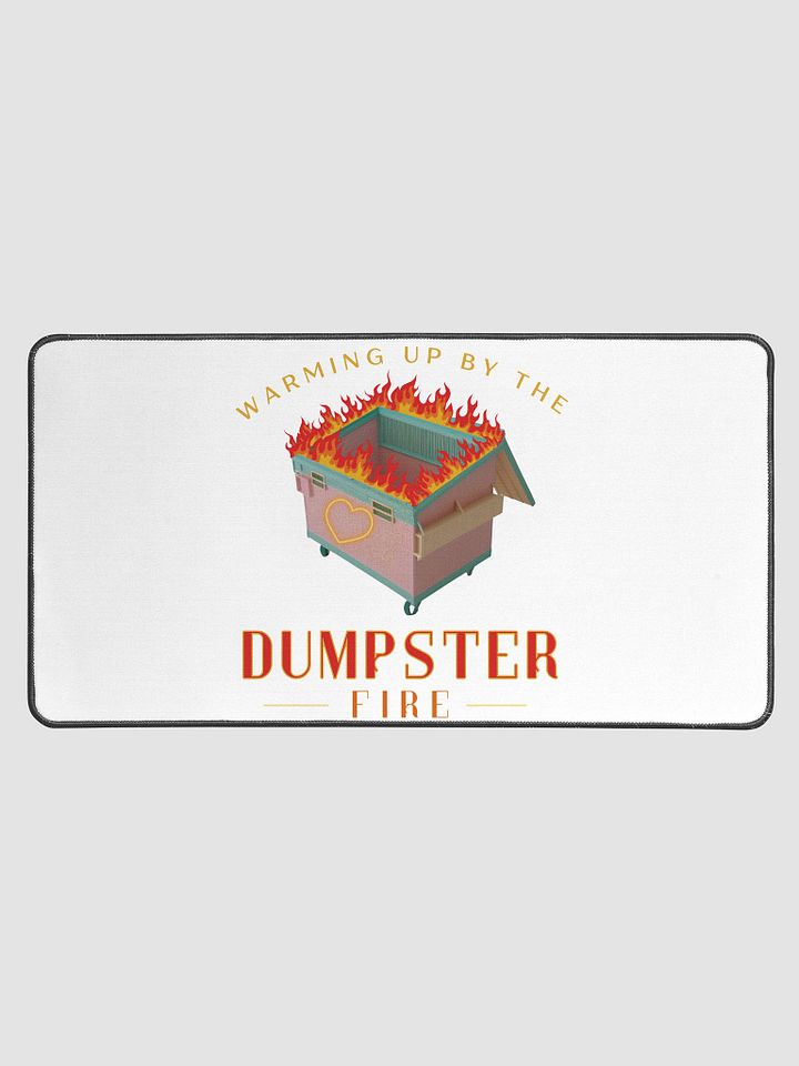 Dumpster Fire Desk Mat product image (1)