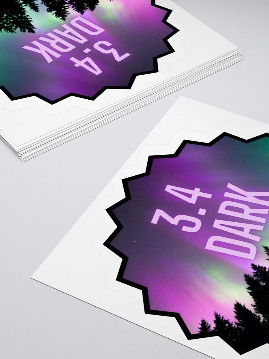 3.4 Dark Kiss Cut Stickers product image (10)