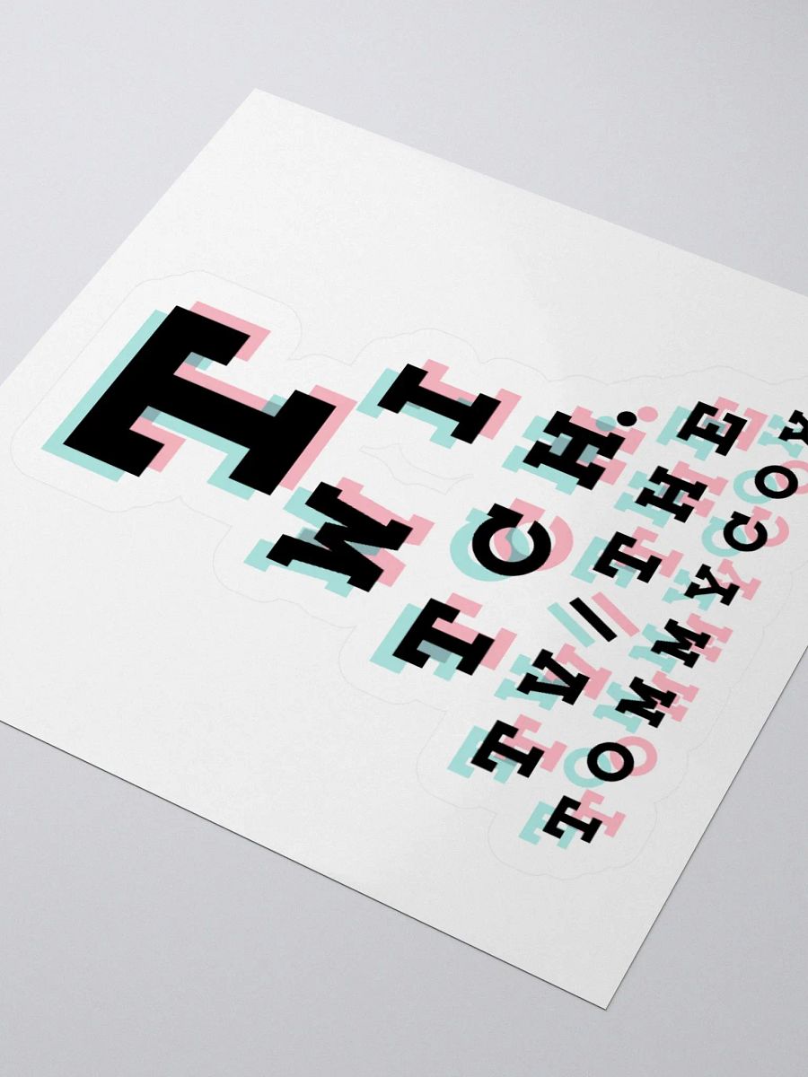 Eye Chart Sticker product image (3)