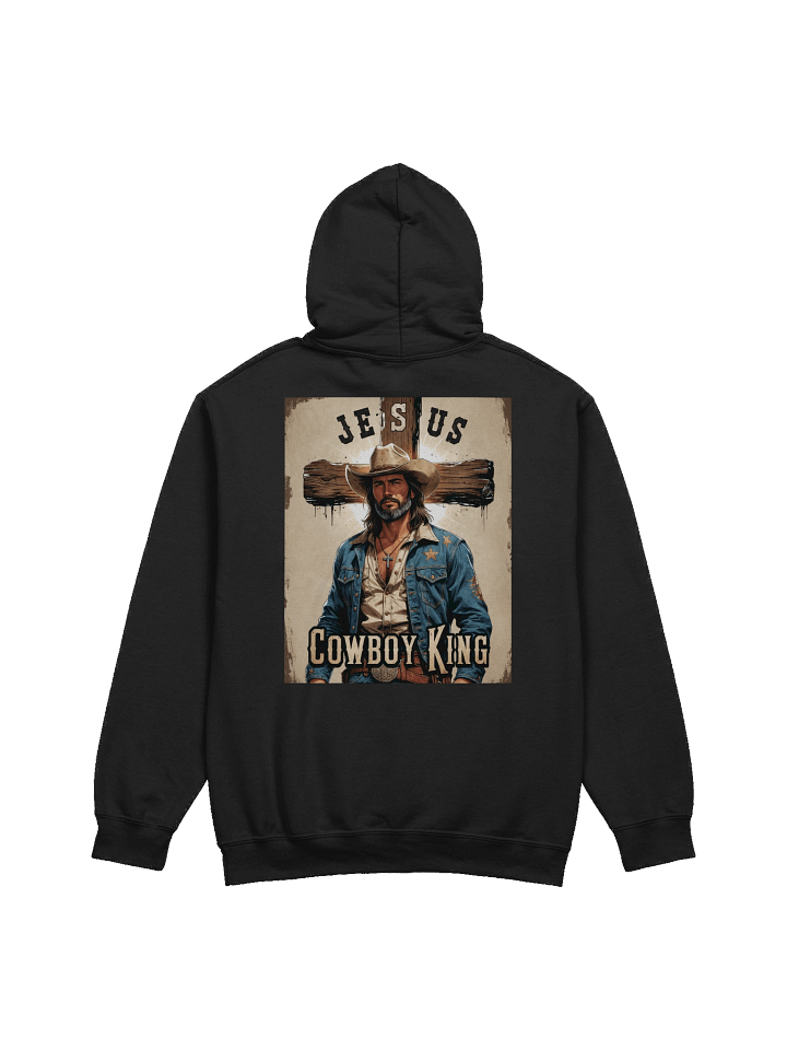 Jesus Cowboy King Hoodie product image (1)