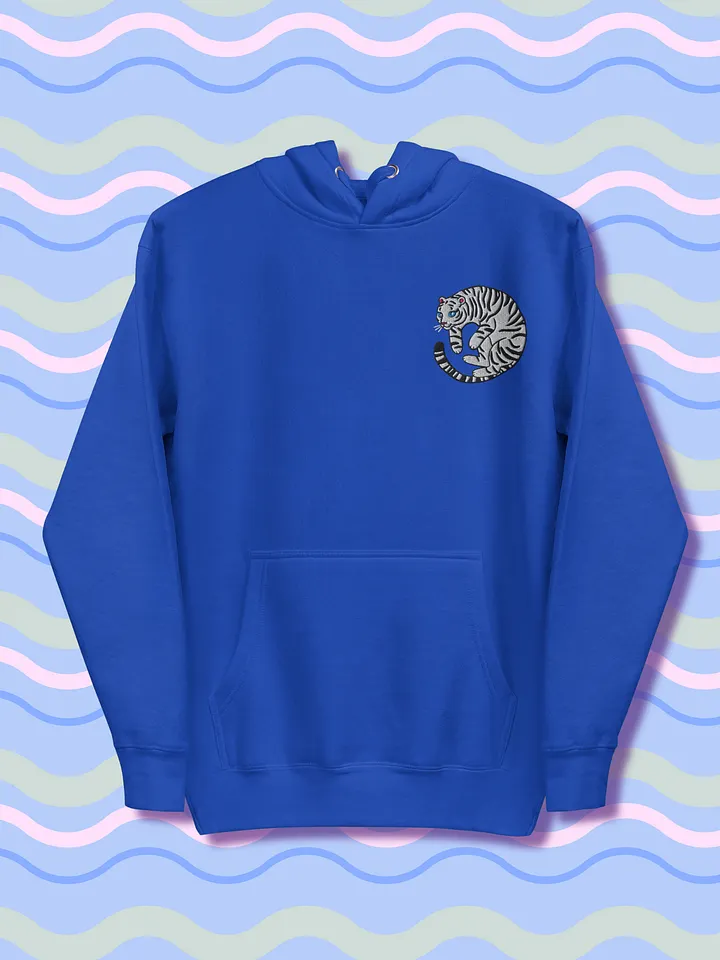 Majestic Tiger Embroidered Unisex Premium Hoodie product image (1)
