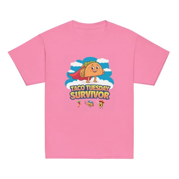 Superhero Taco Tuesday Survivor Kids Tee (Kid's Unisex)) product image (2)