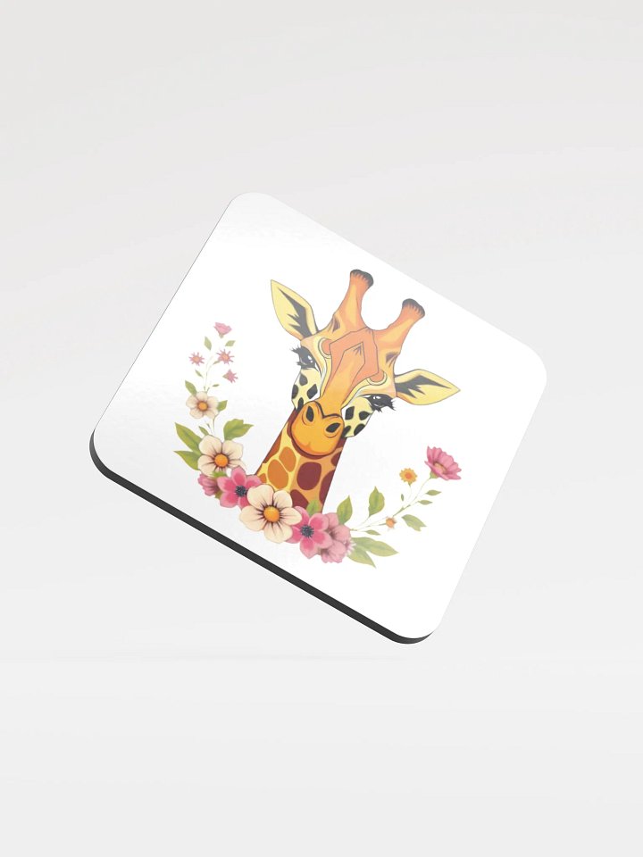 Floral Giraffe Cork Coaster product image (2)