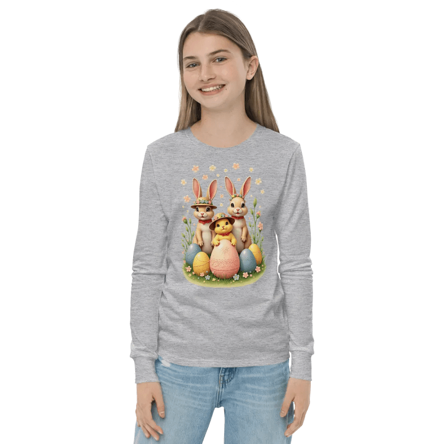Easter Bunny Celebration Long Sleeve Tee product image (21)