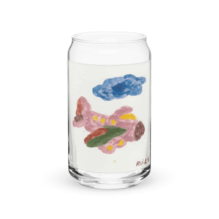Kid Airplane (Can-Shaped Glass) product image (2)