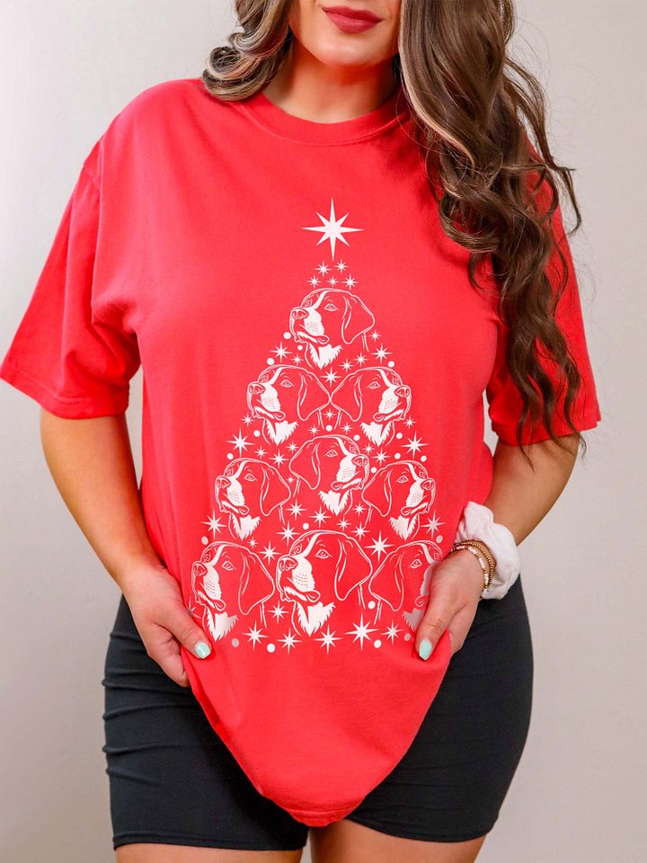 Greater Swiss Mountain Dog Christmas Tree T-Shirt product image (1)