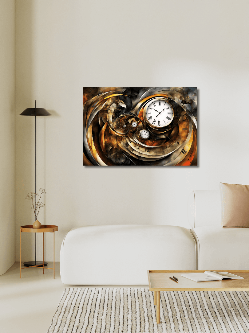 Time Confusion-12 | Canvas Artistic Wall Painting product image (9)