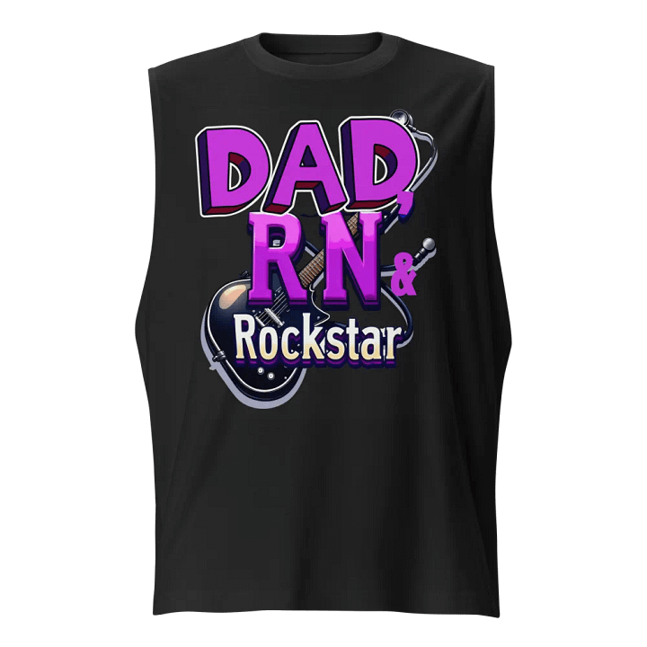 Rockstar Dad Muscle Tank product image (1)