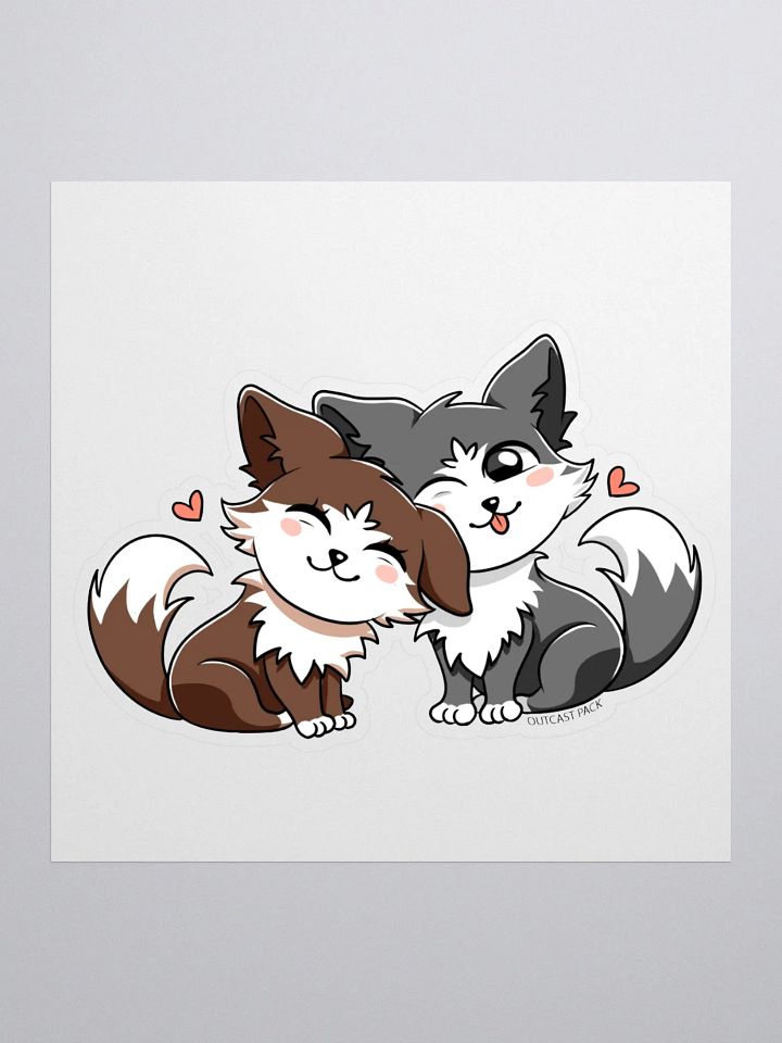 Outcast Pack Wolves Sticker product image (1)