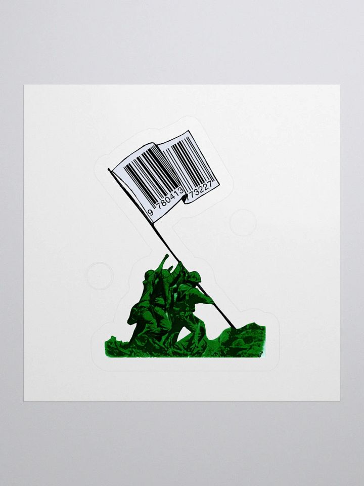 Raising The Flag Of Commerce - Kiss Cut Stickers product image (3)