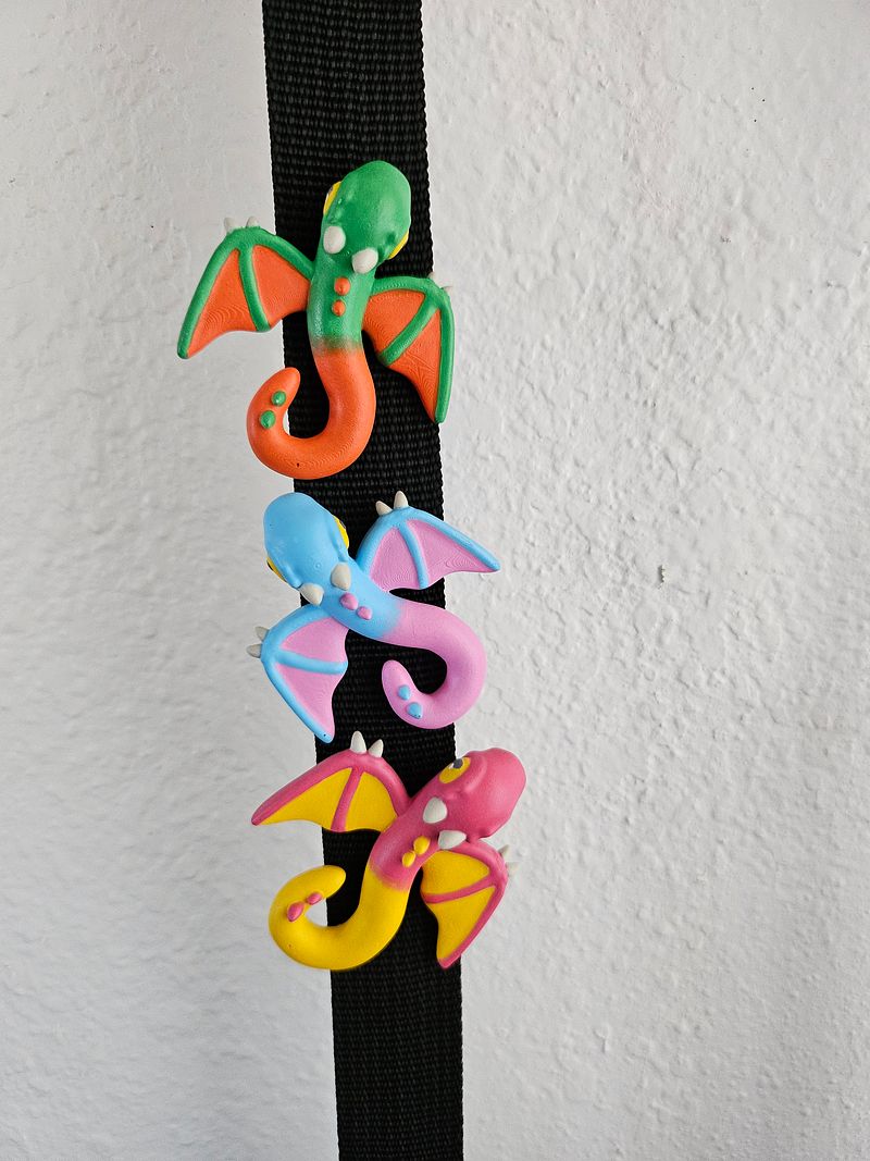 Gummy Wyrm 3D Pin