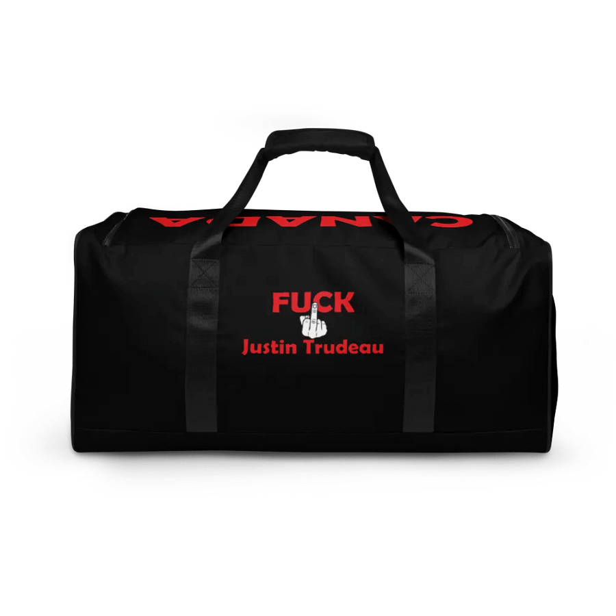 FUCK Justin Trudeau Adventure Duffle Bag product image (3)