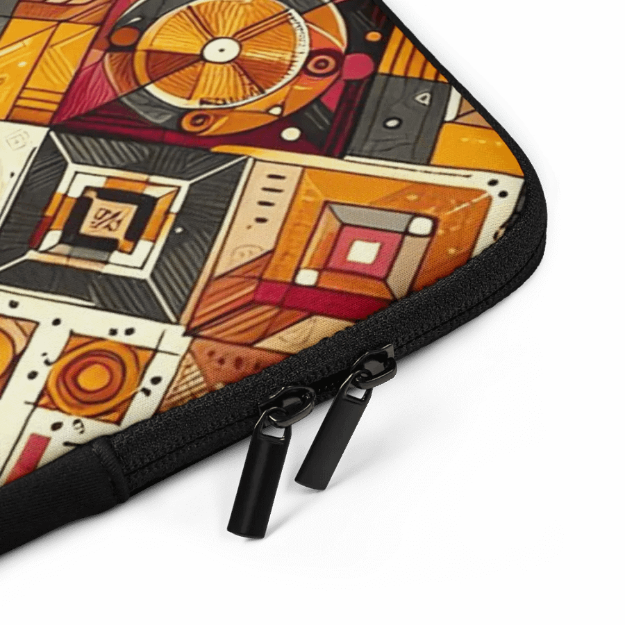 Retro Geometric Laptop Sleeve product image (4)