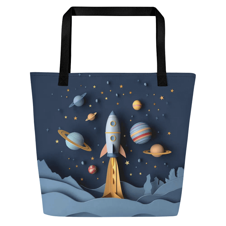 Space Themed Tote Bag product image (1)