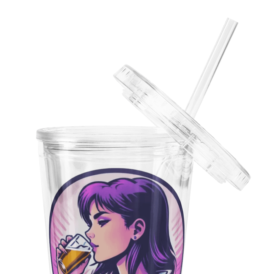Double Wall Clear Plastic Tumbler (16 oz) product image (5)
