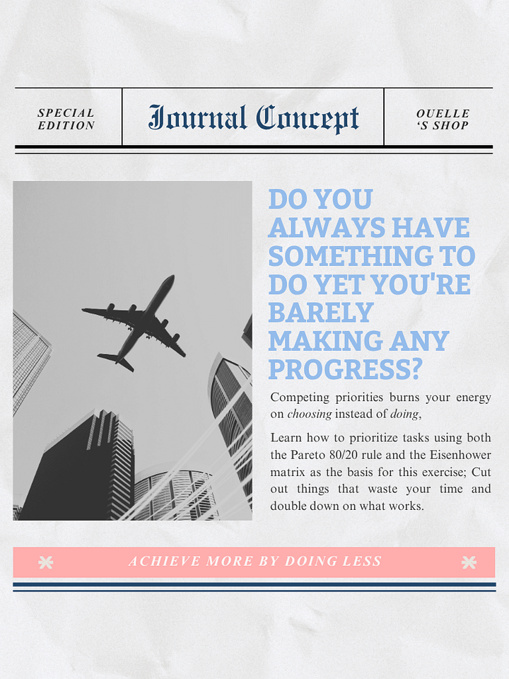 High-Impact Productivity Worksheet (PDF) product image (2)