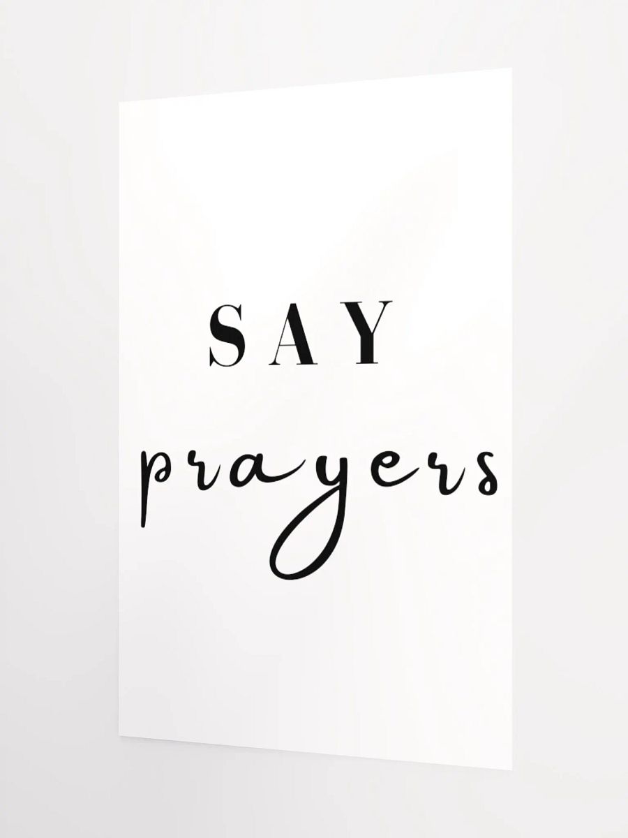 Say Prayers Poster product image (9)